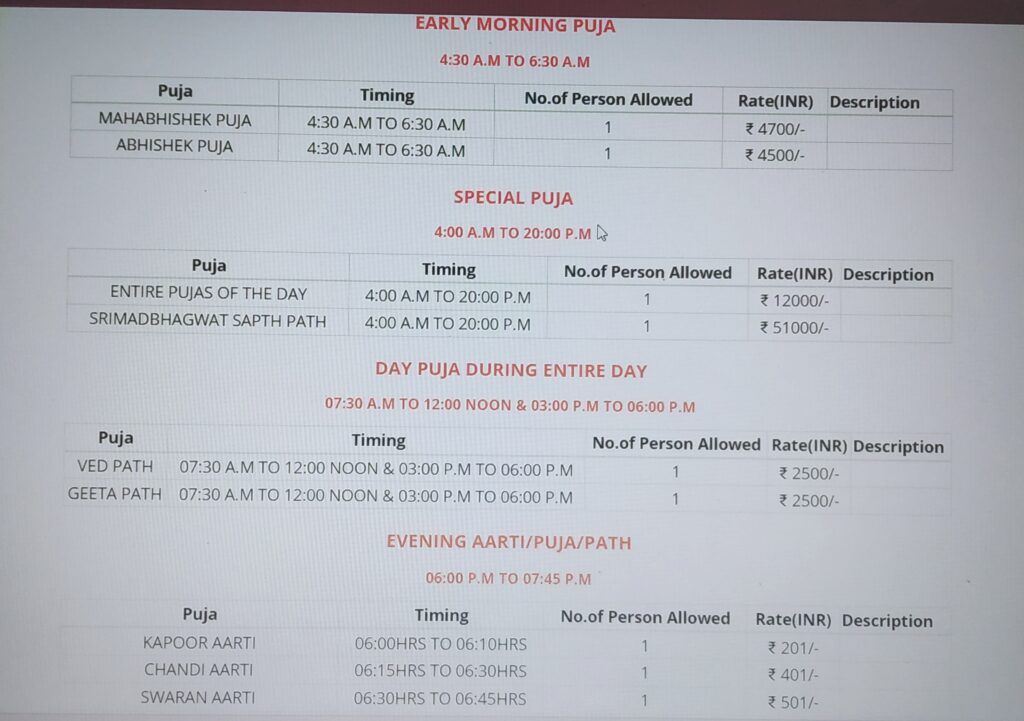 Kedarnath Vip Darshan Ticket Price 2024
